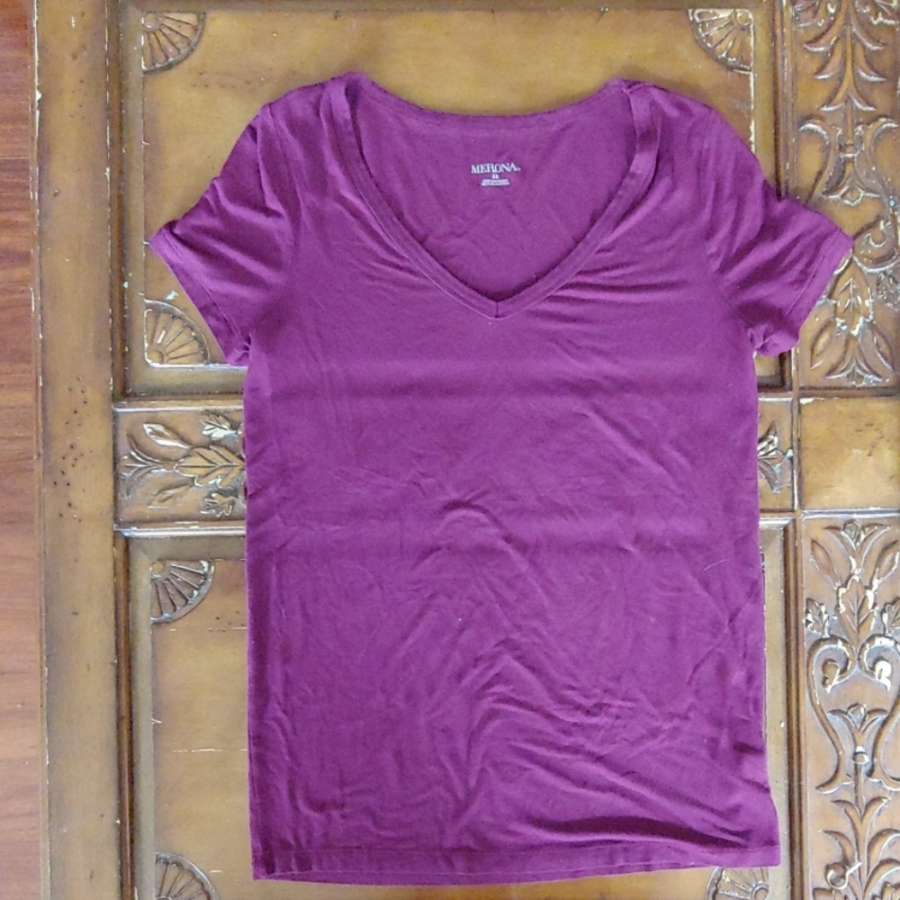 Merona Purple T-Shirt XS